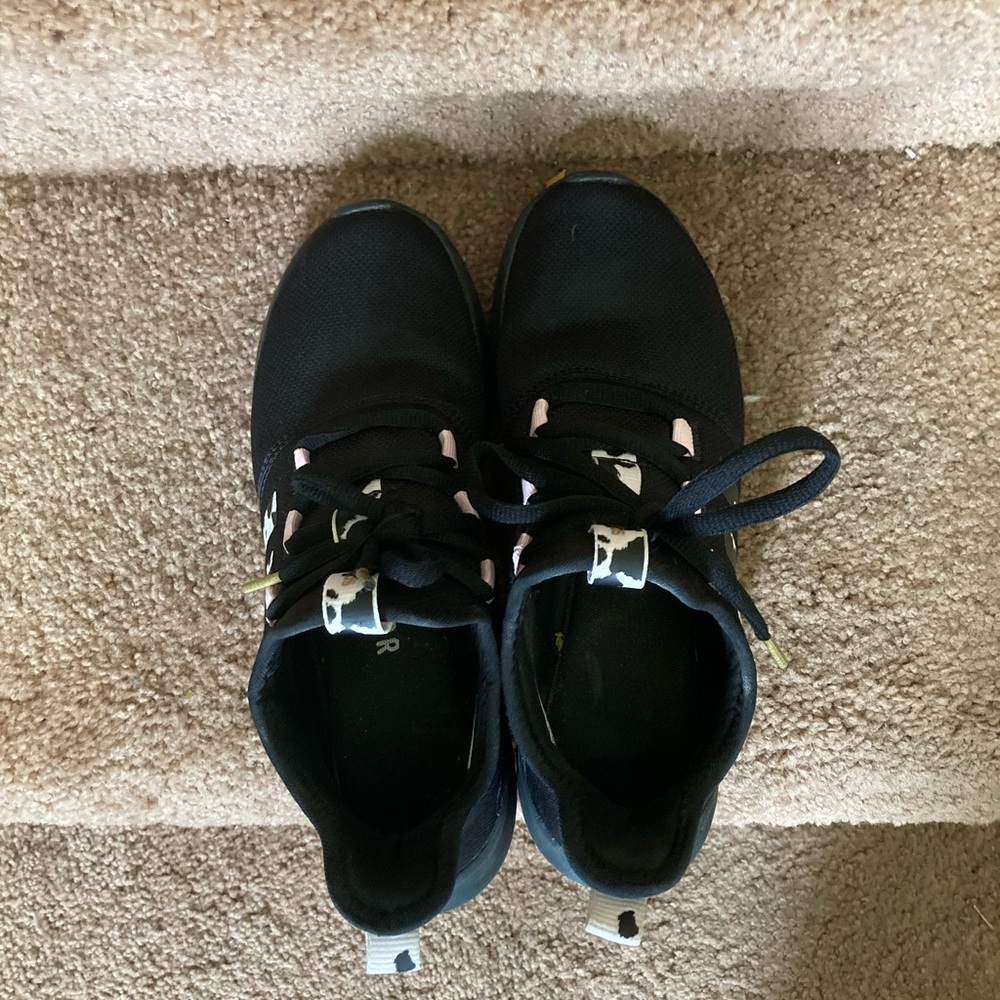 Adidas black trainers